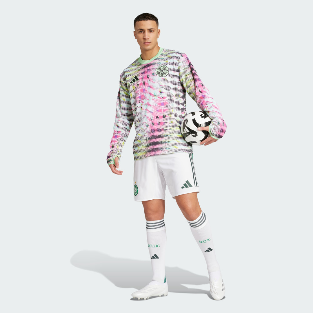 Adidas Celtic FC 25 26 Pre-Match Warm Longsleeve