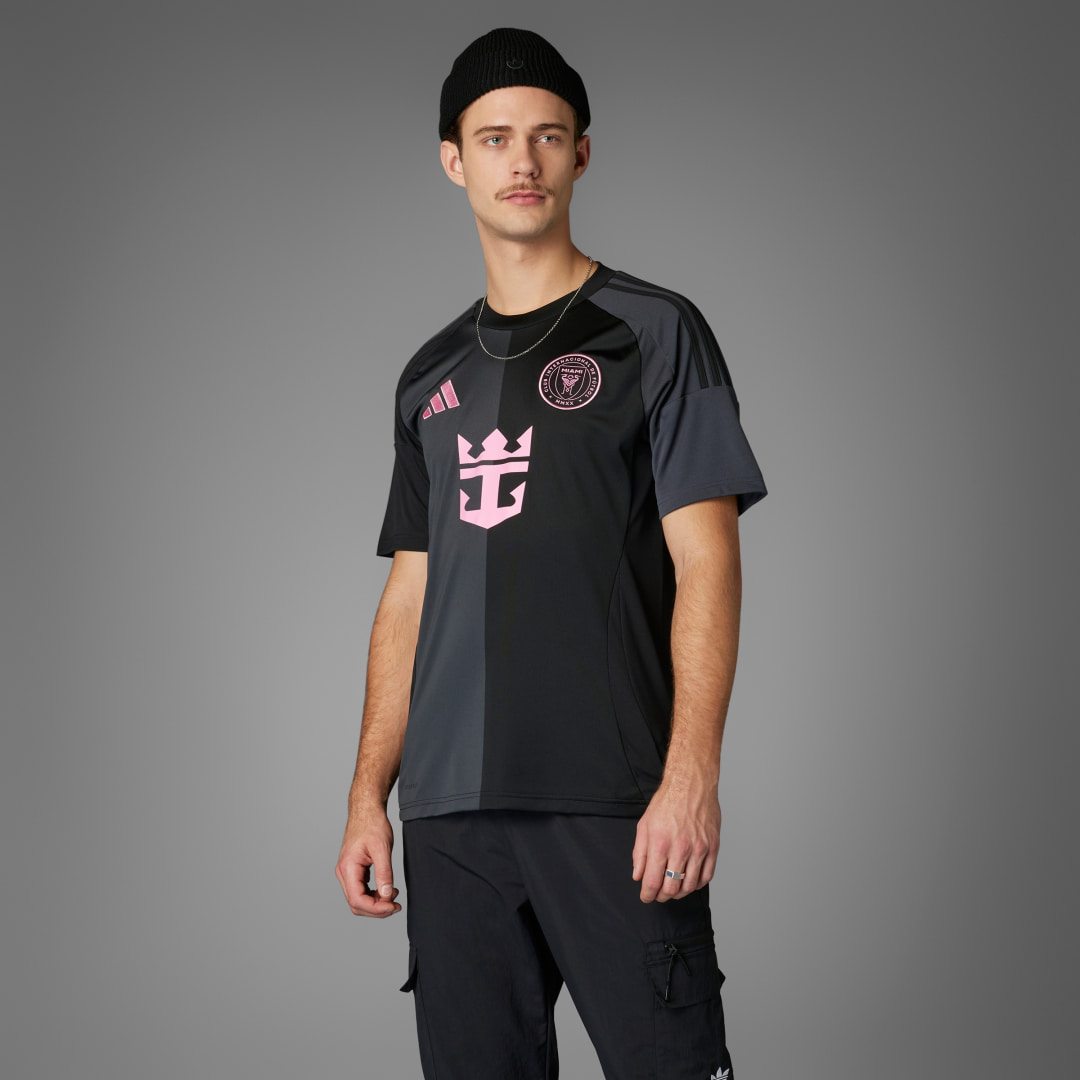 Adidas Inter Miami CF 2025 26 Messi #10 Away Shirt Zwart- Heren Zwart