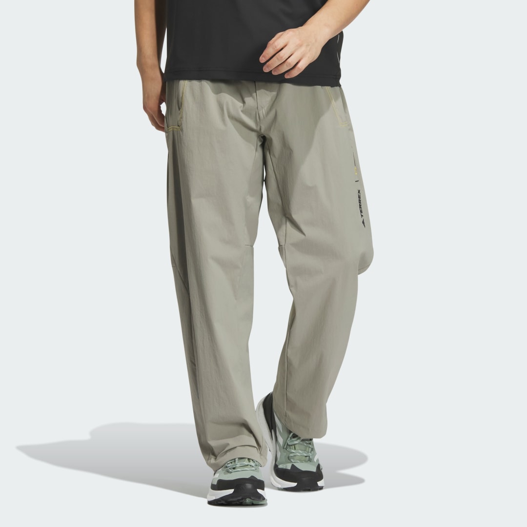 Image of adidas National Geographic DWR Pants Silver Pebble L - Men Hiking Pants