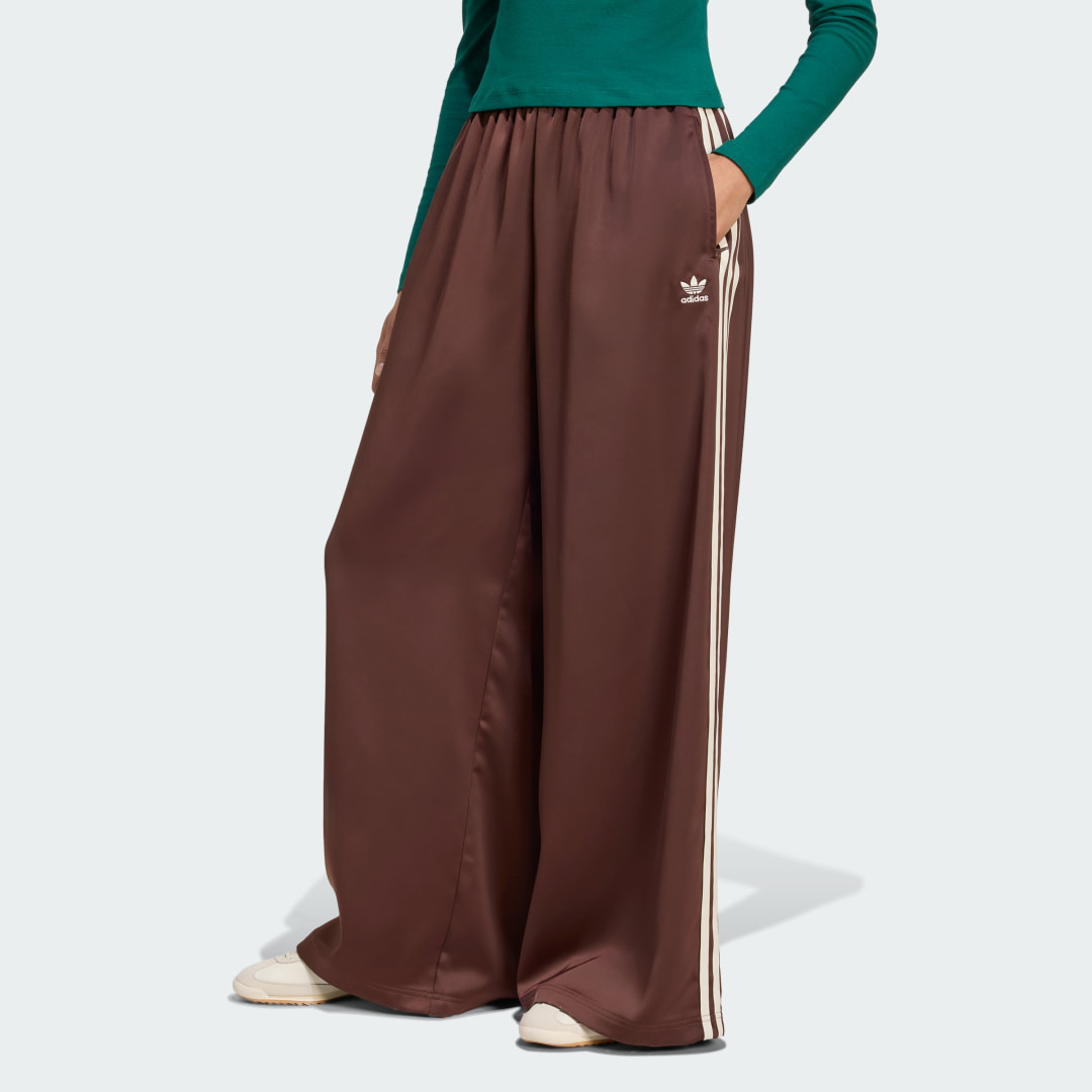 Adidas Adicolor Satin Wide Leg Trainingsbroek