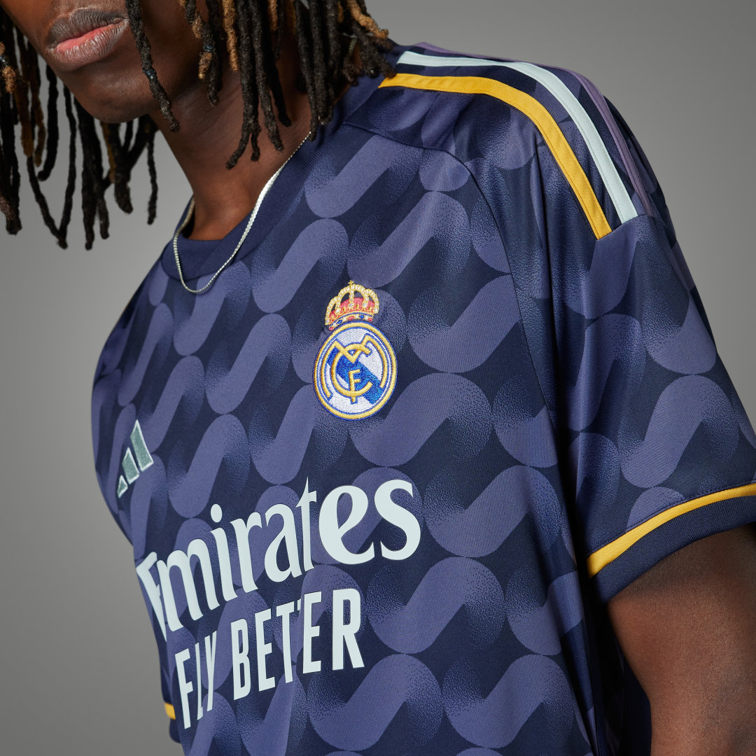 

adidas Camiseta Visitante Real Madrid 23/24 Hombre, Amarillo