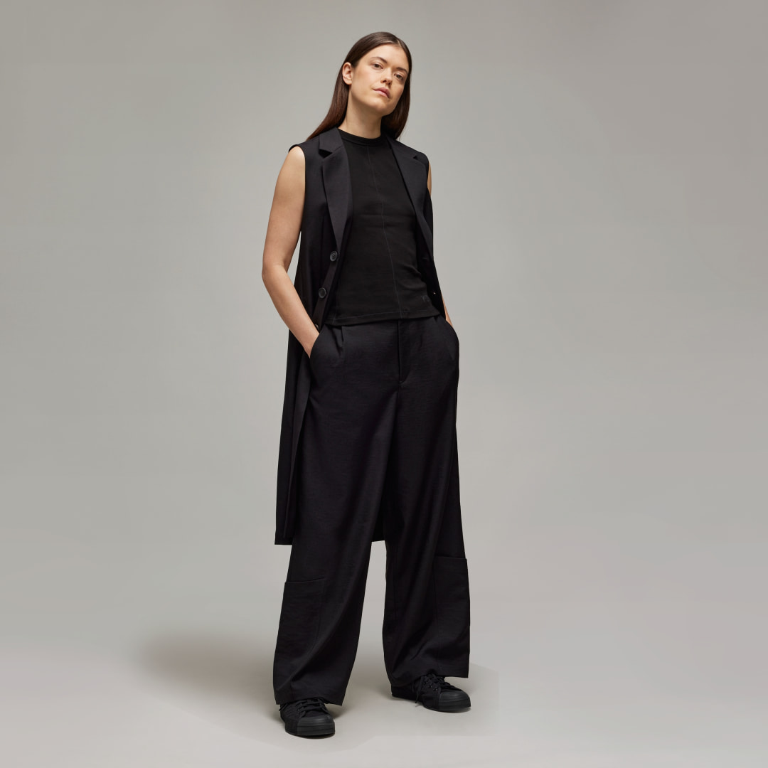 Adidas Y-3 Sport Uniform Wide Leg Broek