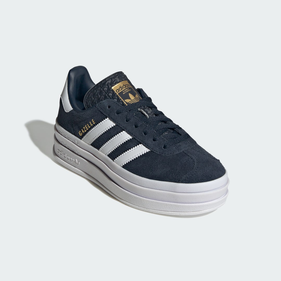 Adidas Gazelle sneaker Aurora Ink / Cloud White / Gold Metallic
