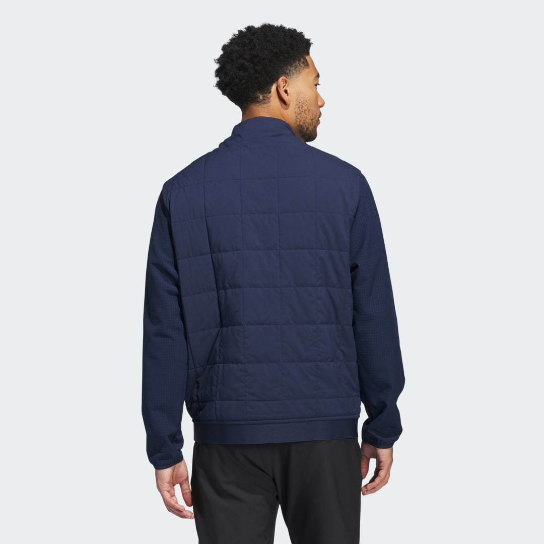 Adidas Ultimate365 Quilted DWR Pullover met Halflange Rits