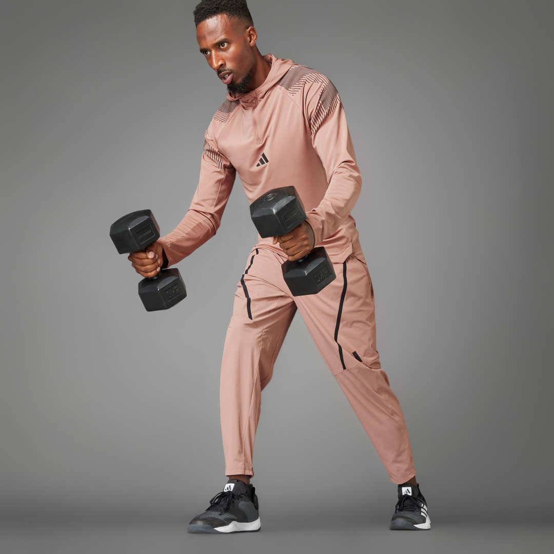 Adidas Pro-Series Trainingsjack met Korte Rits en Capuchon