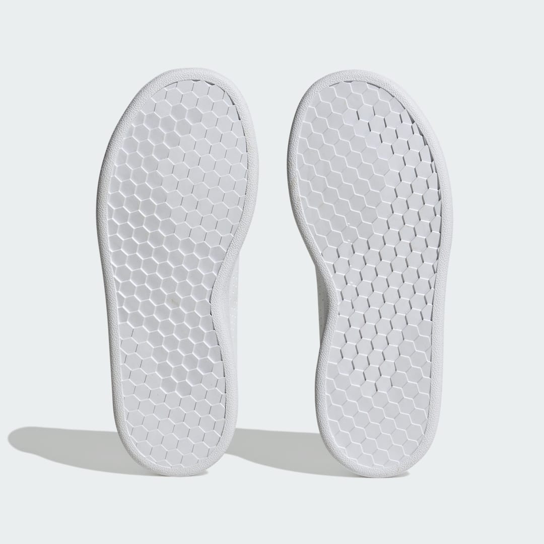 

adidas Tenis Advantage Adidas Court Niño, Blanco/blanco/gris one