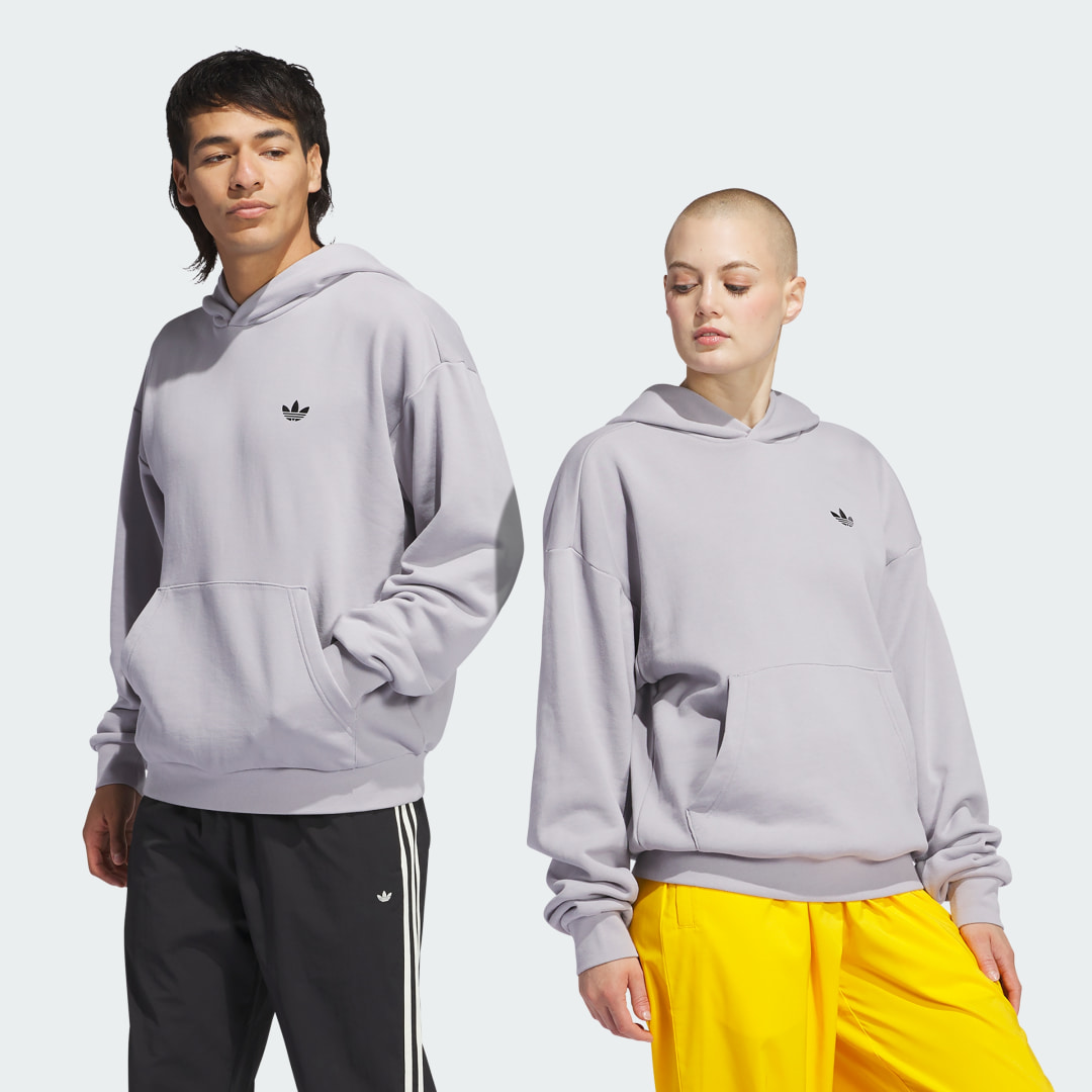 

adidas Buzo con Capucha Estampado (Unisex) Unisex, Gris