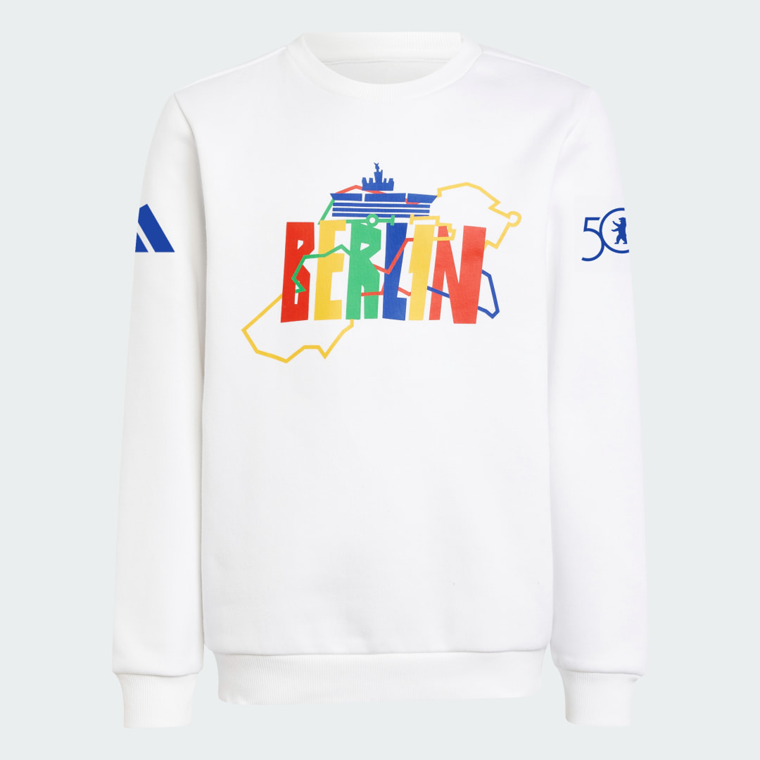Image of Felpa BMW Berlin Marathon 2024 Retro Crew Junior cod002