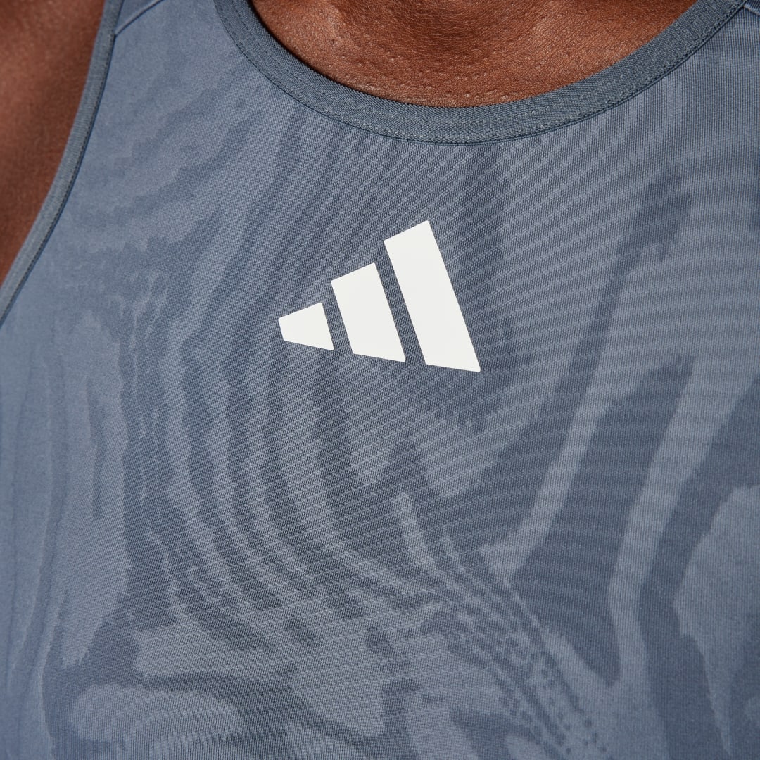 Adidas TECHFIT Medium-Support High-Neck Print Beha