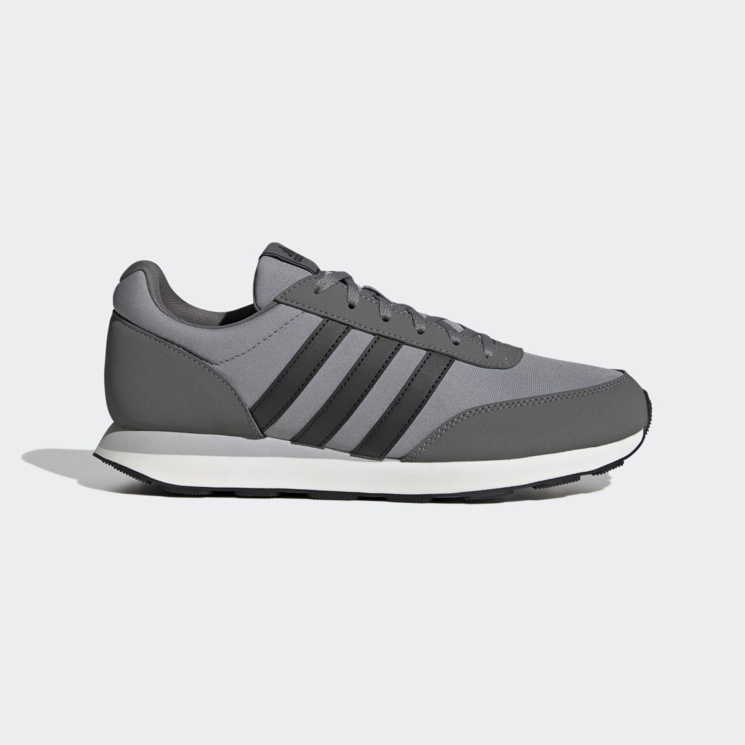 Adidas Run 60s herensneaker zwart, grijs, wit en blauw