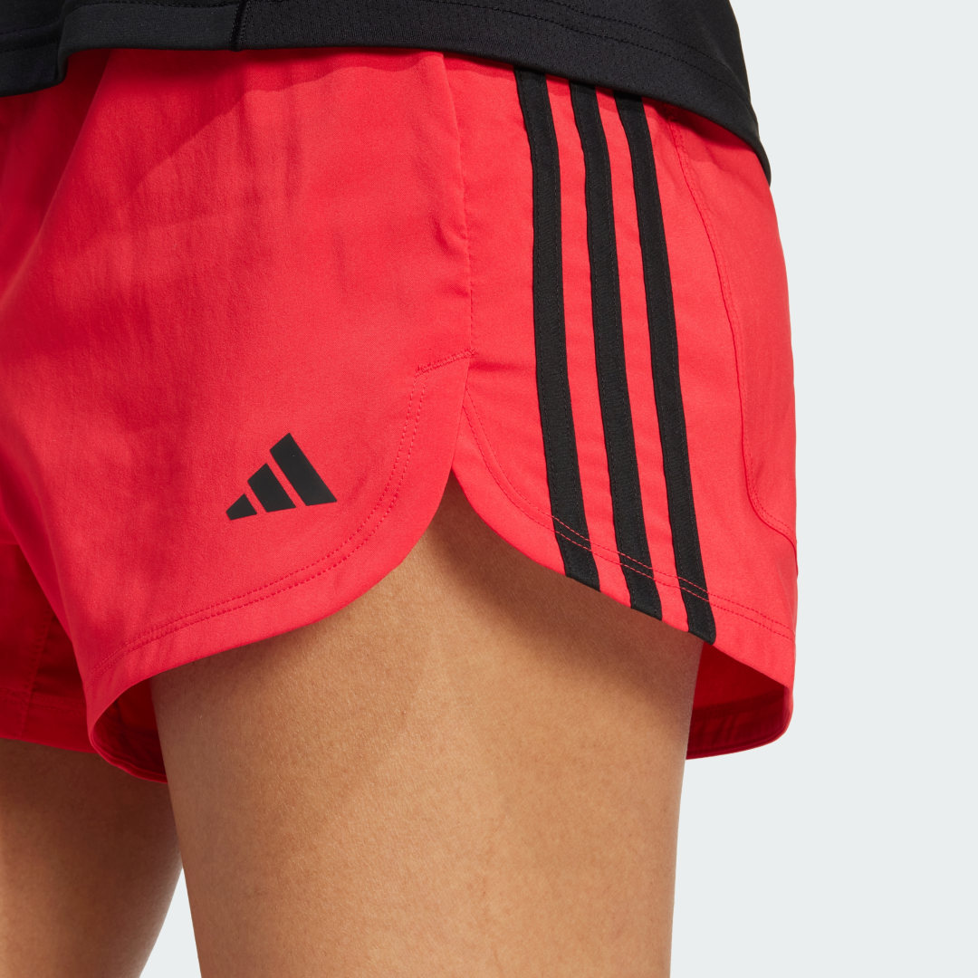 Adidas Pacer Training 3-Stripes Geweven High-Rise Short