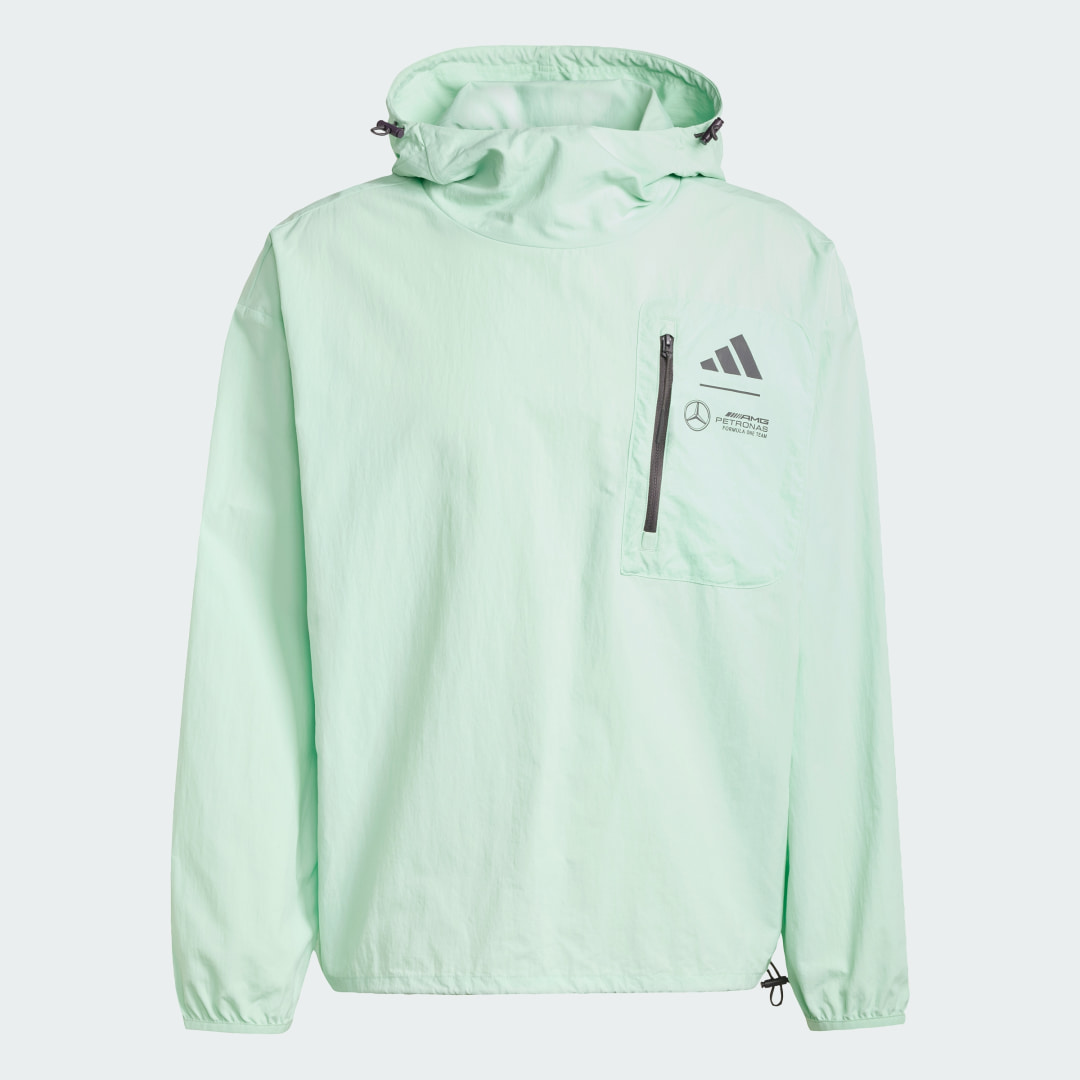 Adidas MERCEDES AMG PETRONAS FORMULA ONE TEAM PREMIUM WOVEN WINDJACK
