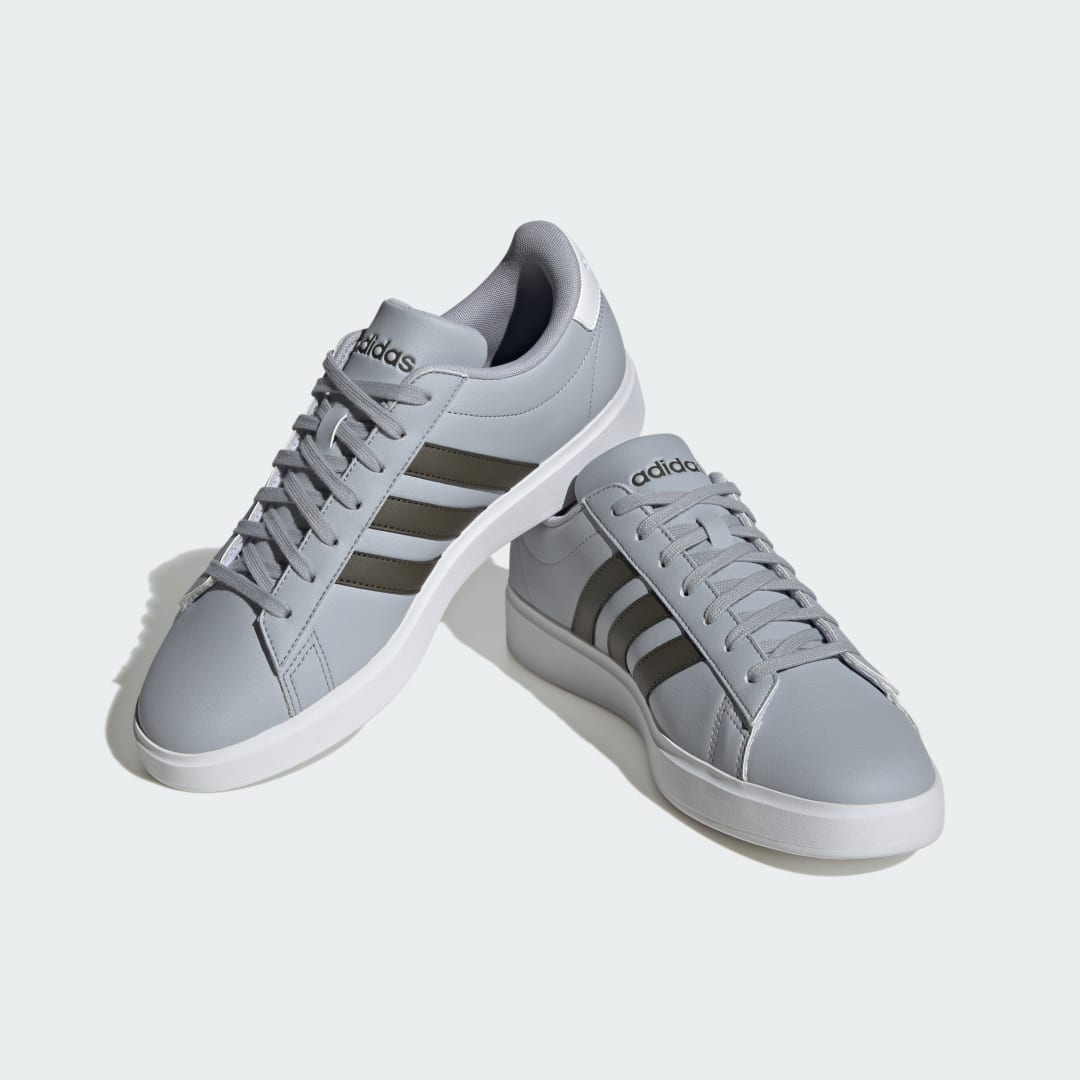 Adidas Cloudfoam sneaker Halo Silver / Shadow Olive / Cloud White