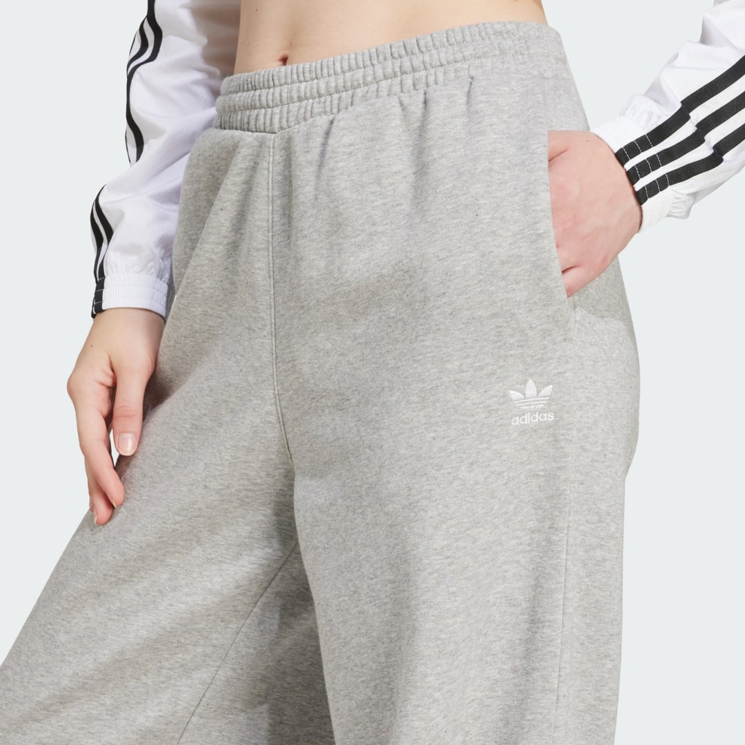 Adidas Wide Leg Fleece Broek
