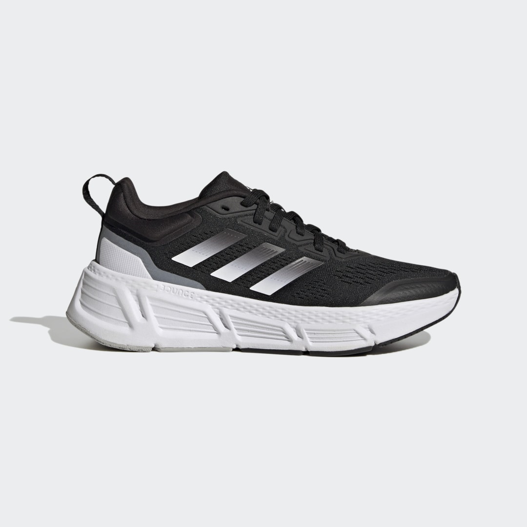 Image of adidas Questar Shoes Black 7.5 - Women Running Athletic & Sneakers