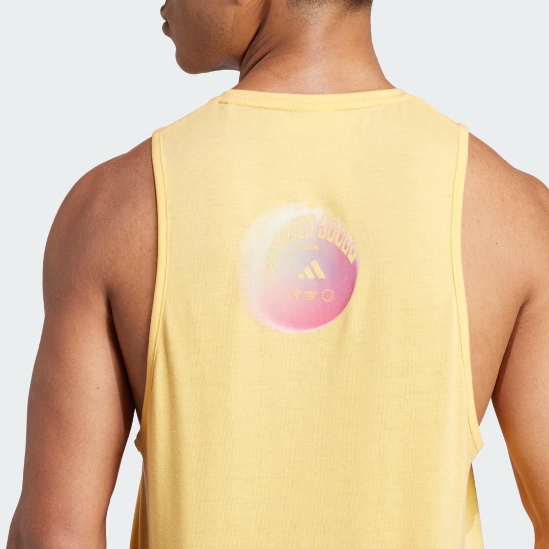 

adidas Playera Sin Mangas de Entrenamiento Yoga Hombre, Semi spark