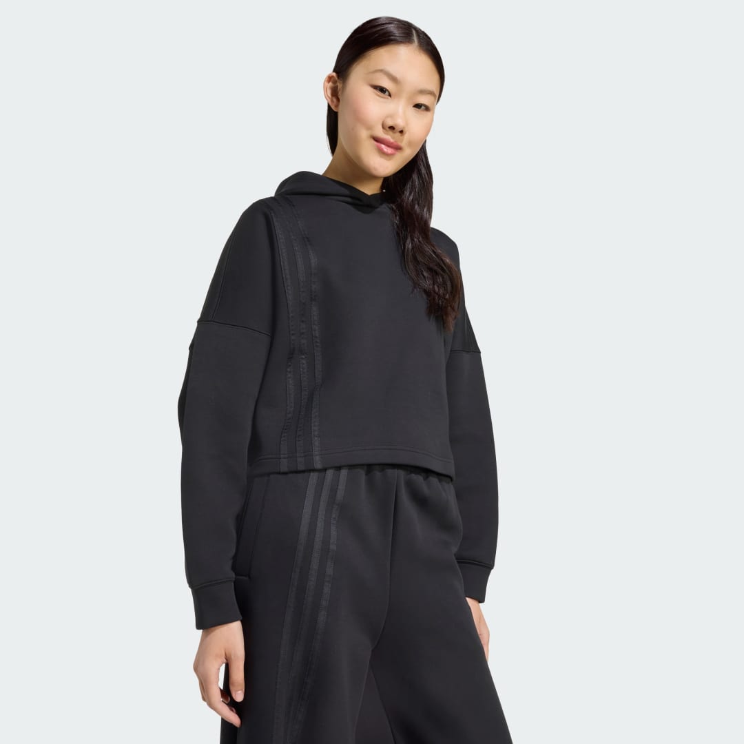 Adidas Off Placed 3-Stripes Hoodie