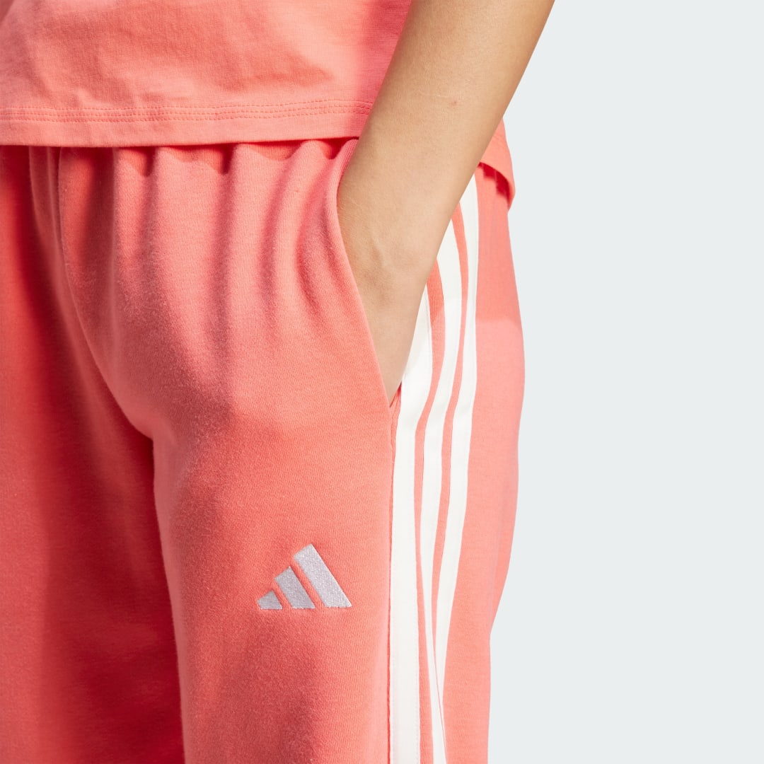 Adidas Essentials 3-Stripes French Terry Cuffed Broek