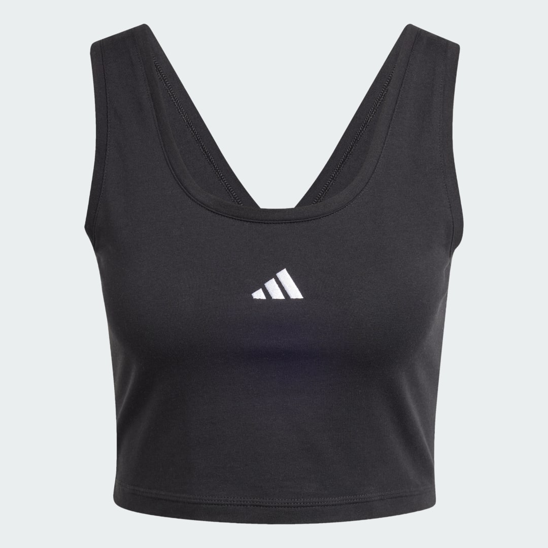 Adidas Essentials Small Logo Katoenen Lifestyle Tanktop