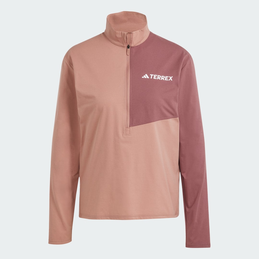 Adidas Terrex Multi Climacool Longsleeve met Halflange Rits