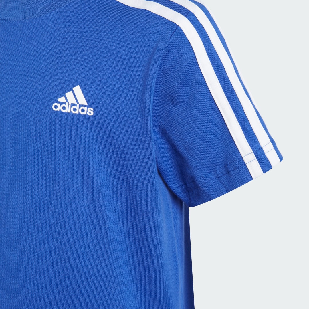 

adidas Conjunto de Camiseta y Shorts Essentials 3-Stripes Niño, Azul
