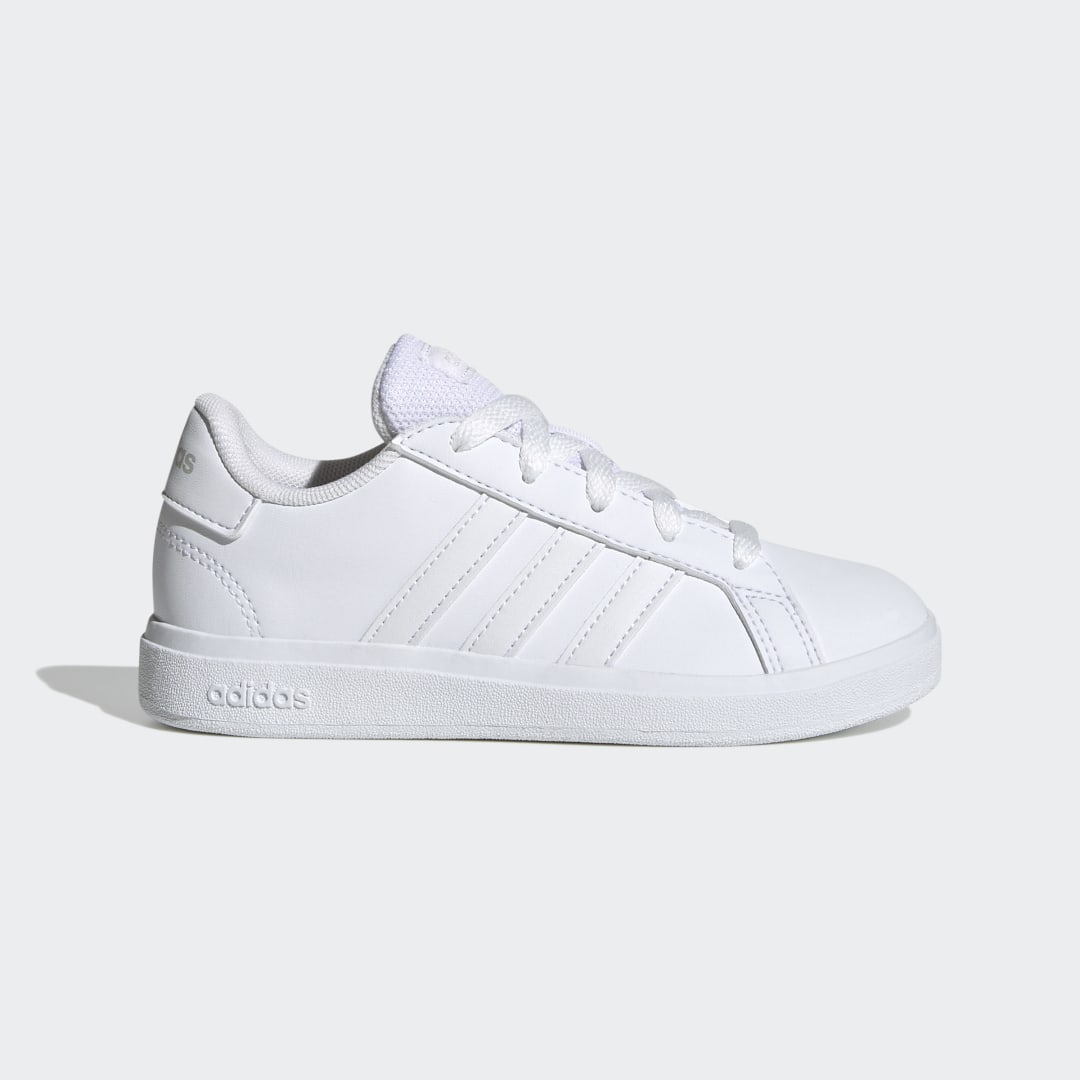 adidas  GRAND COURT 2.0 K  boys's Shoes (Trainers) in White - FZ6158