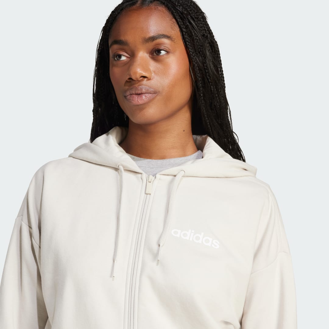 Adidas Essentials Linear French Terry Ritshoodie