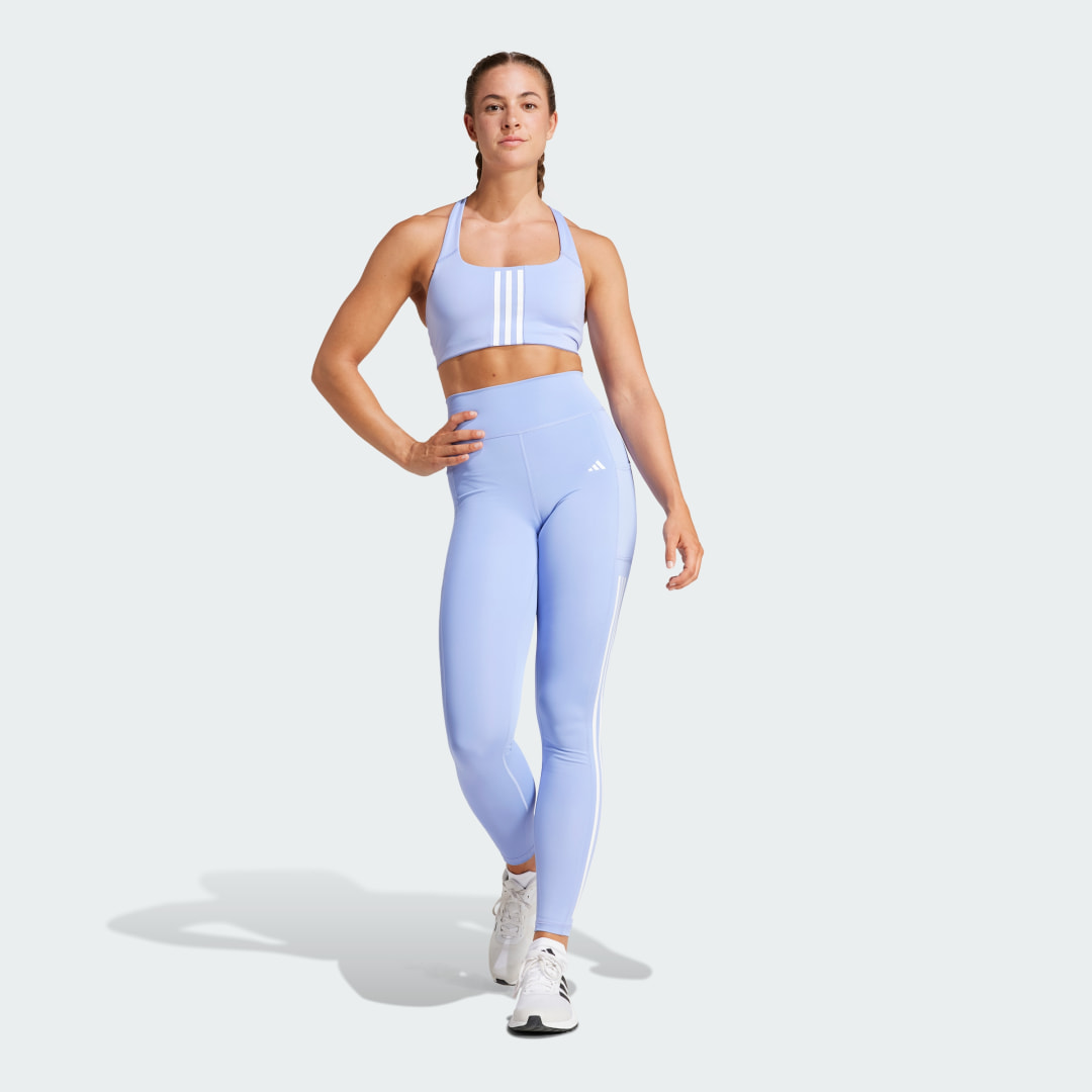 Adidas Optime 3-Stripes Lange Legging