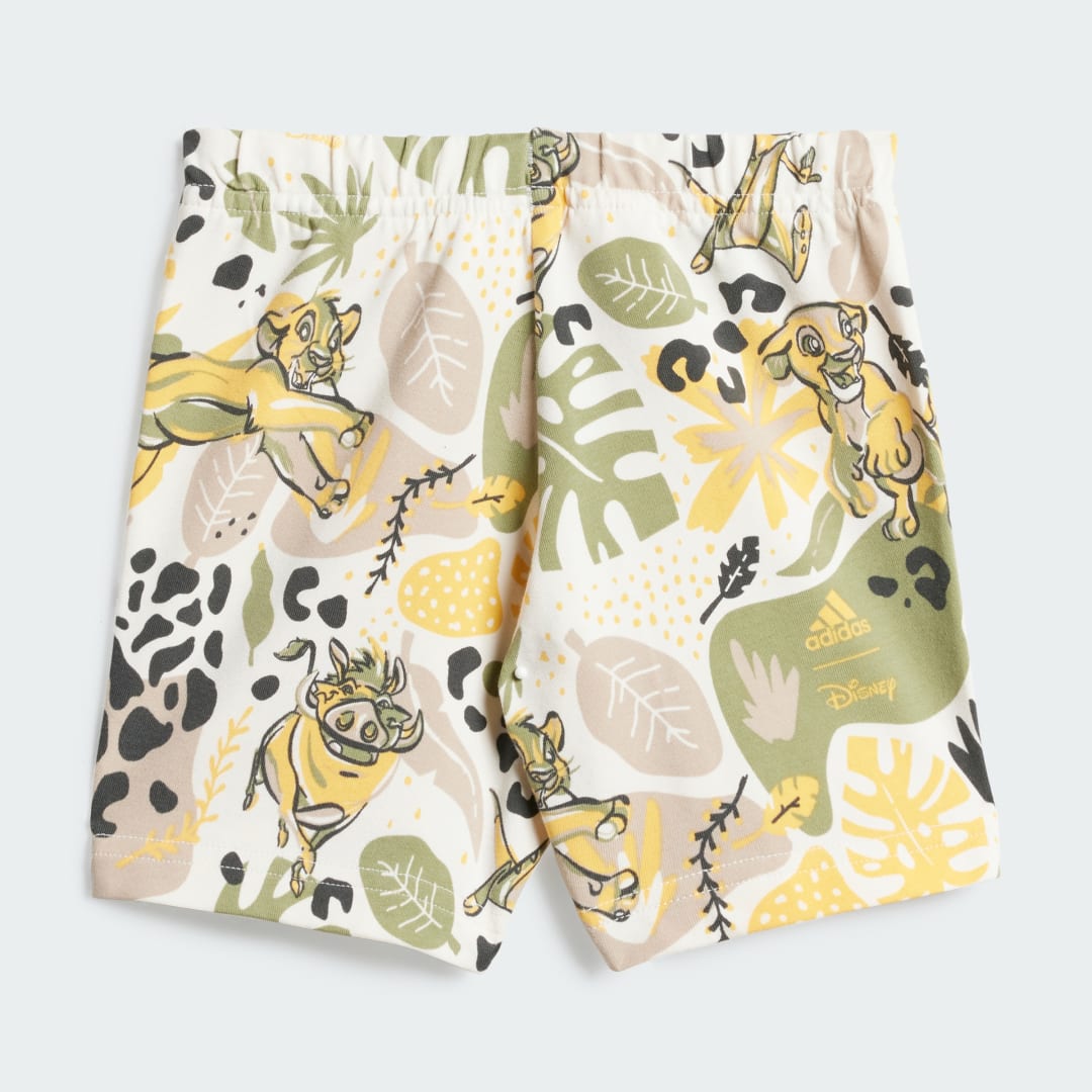 

adidas Conjunto Disney Lion King Camiseta y Shorts Niño, Blanco