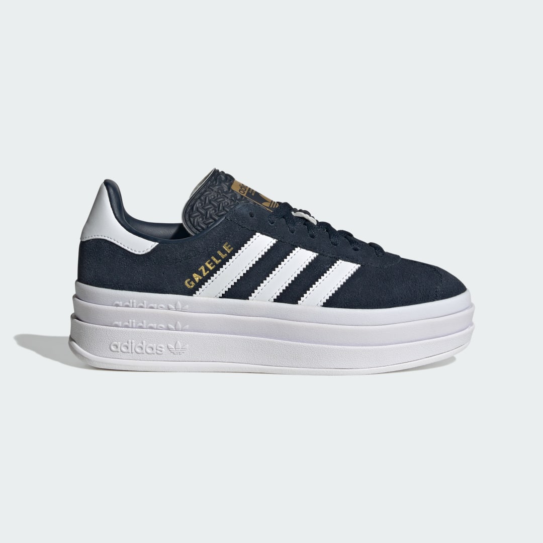 Adidas Gazelle sneaker Aurora Ink / Cloud White / Gold Metallic