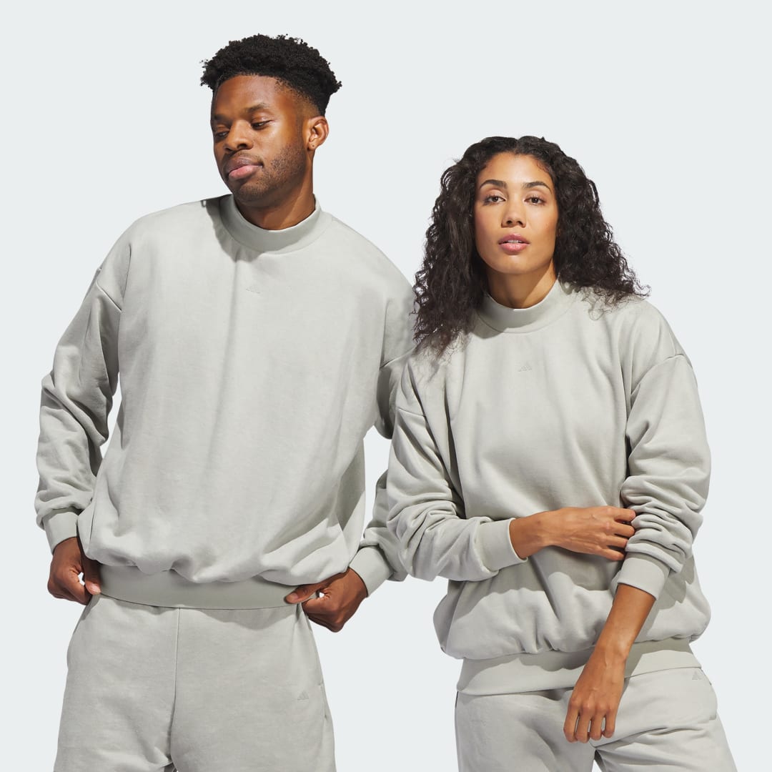 Adidas Perfor ce Basketball Sueded Sweatshirt