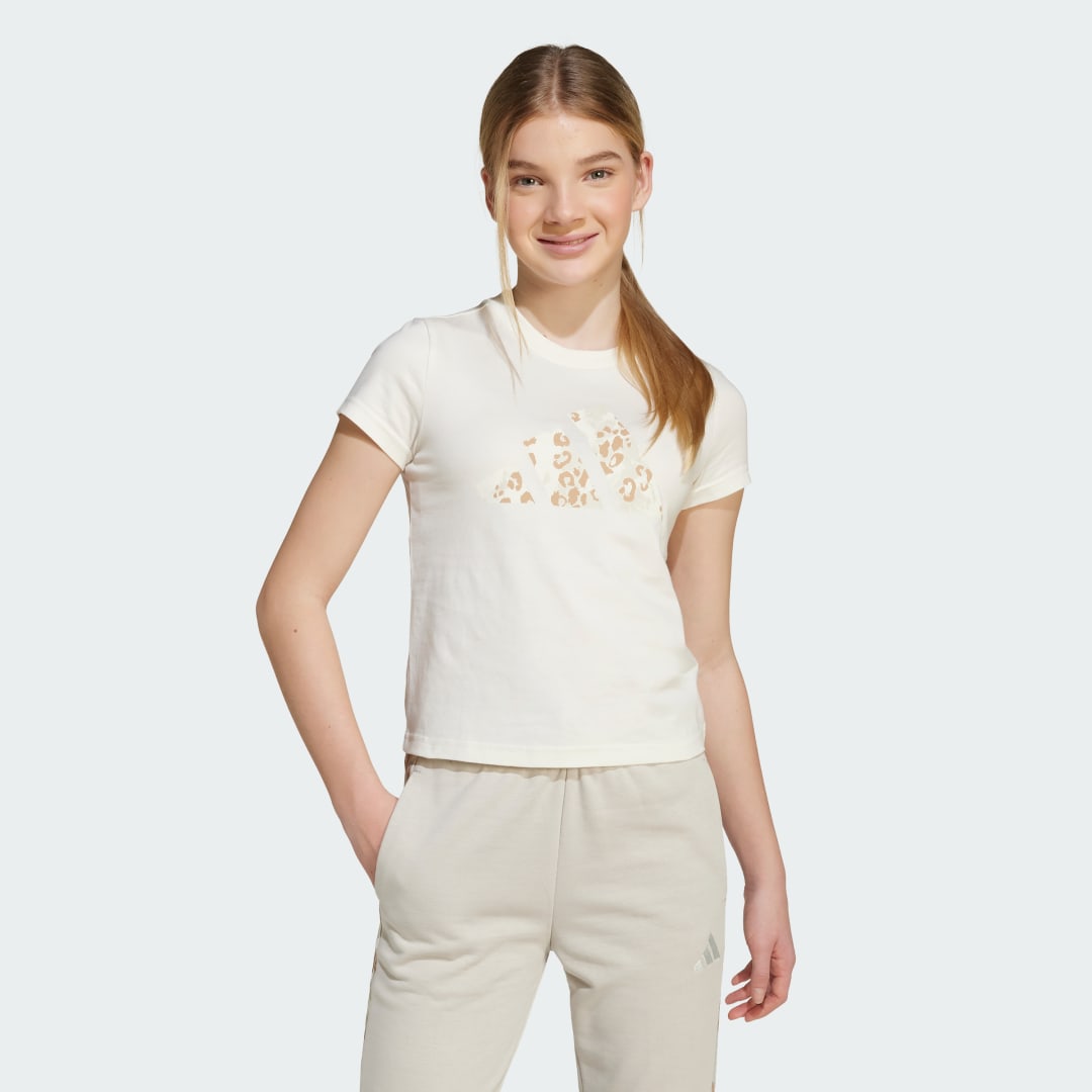 T shirt enfant adidas G anml sj bl t - vue 8