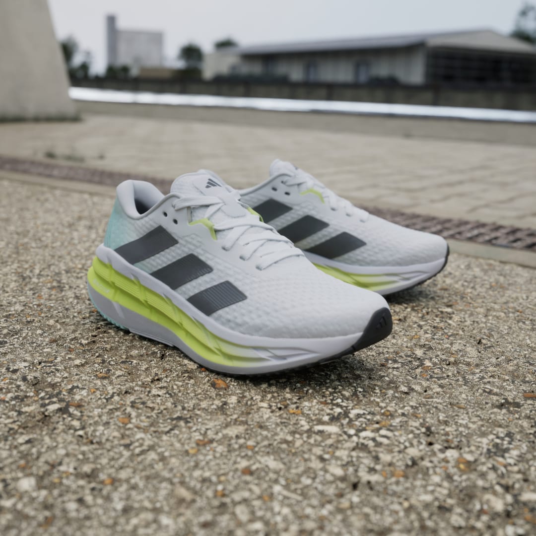 

adidas Tenis Adistar 3 Mujer, Blanco/negro/pulse lime