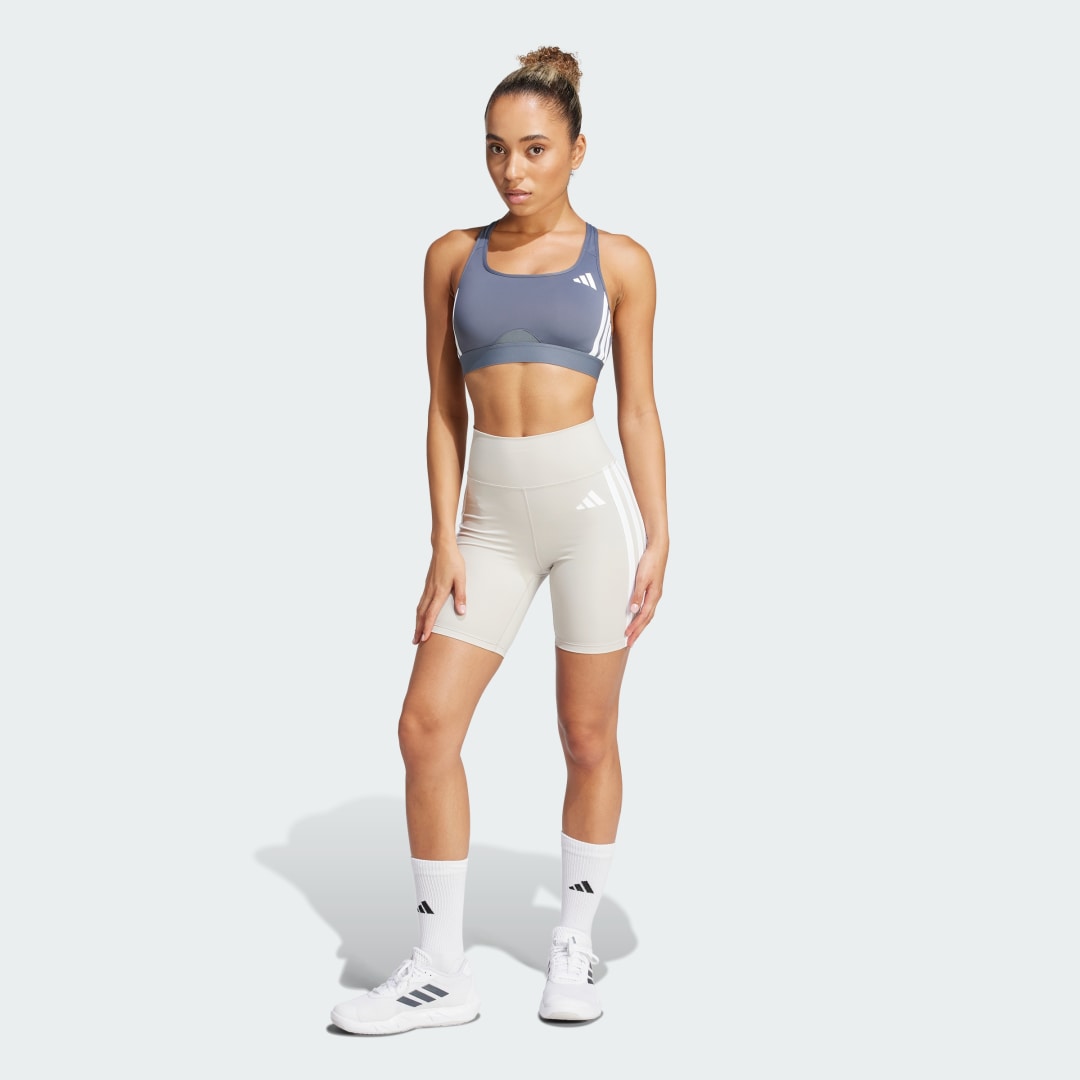 Adidas Optime Essentials 3-Stripes Korte Legging