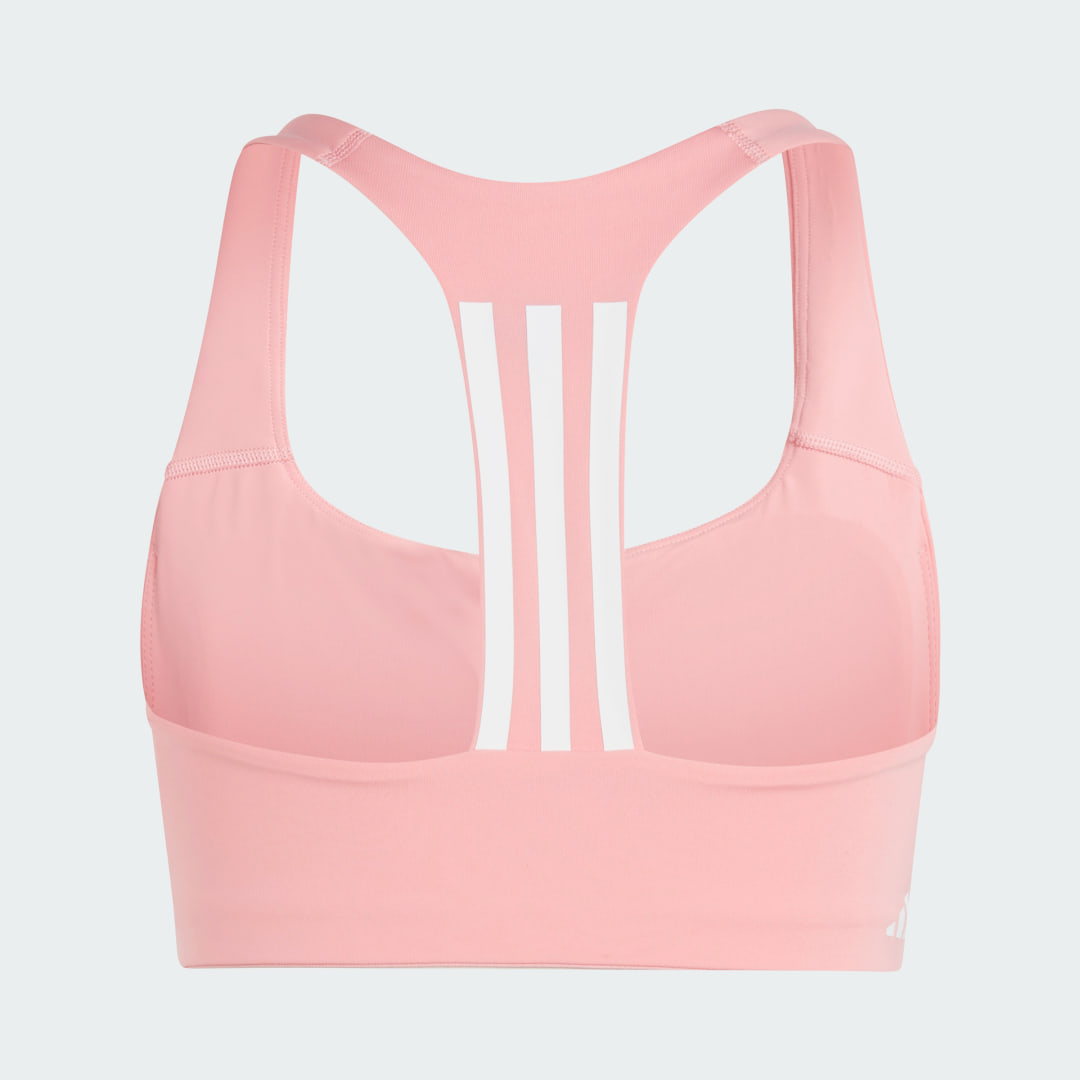 Adidas Powerimpact Training Medium-Support 3-Stripes Beha