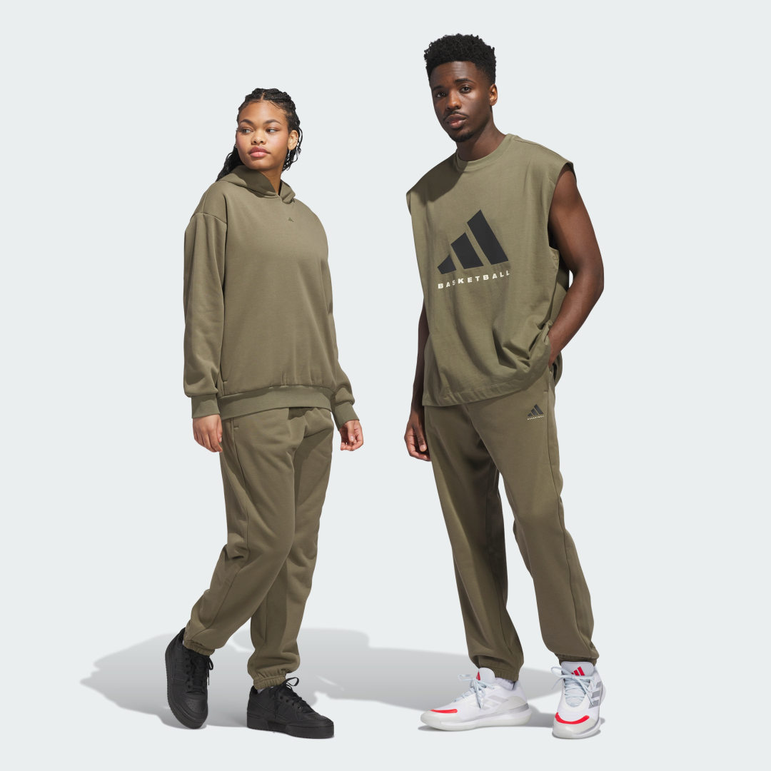 Jogger molleton adidas Basketball Non genré