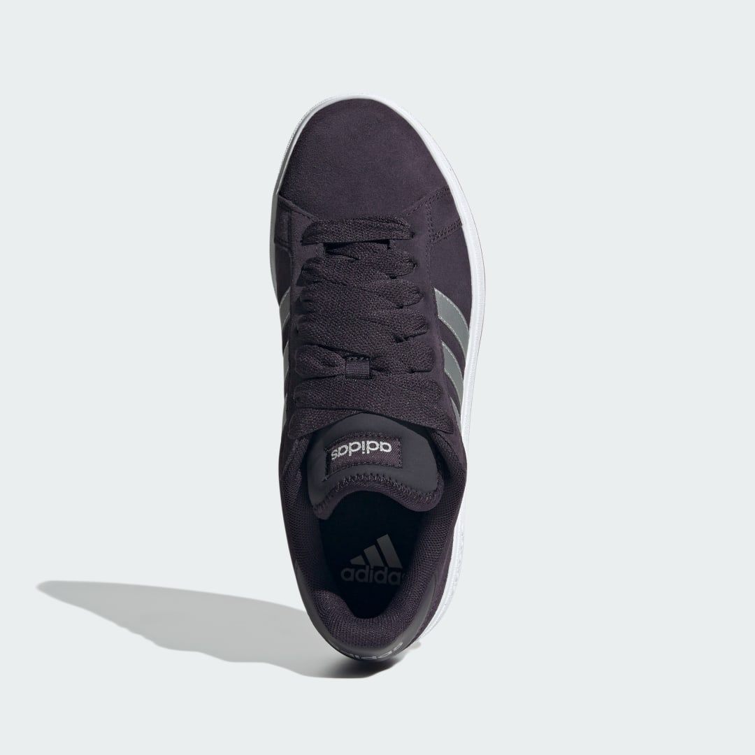 Adidas Grand court sneaker Black / Matte Silver / Cloud White