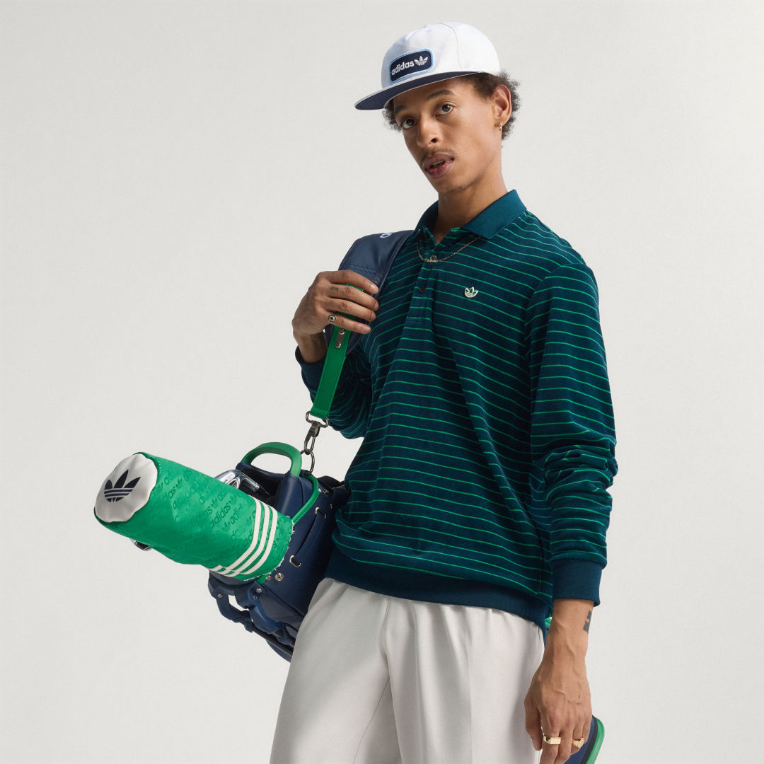 Adidas Originals Velour Longsleeve Polo