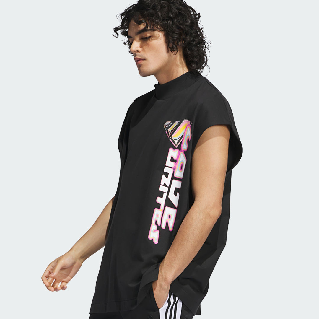

adidas Esqueleto Corto Estampado Pride (Unisex) Unisex, Negro
