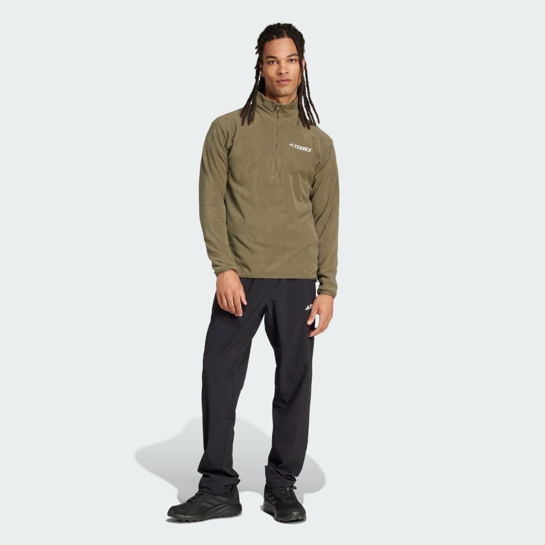 Adidas Multi Essentials Fleece Jack met Halflange Rits