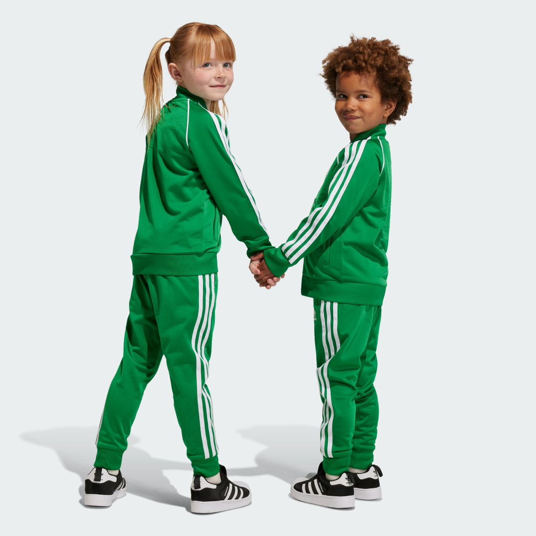 

adidas Sudadera Adicolor SST Niño, Verde