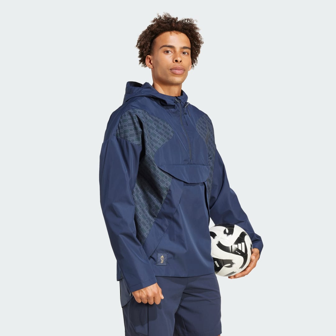 Coupe vent demi zip Juventus Seasonal - vue 3
