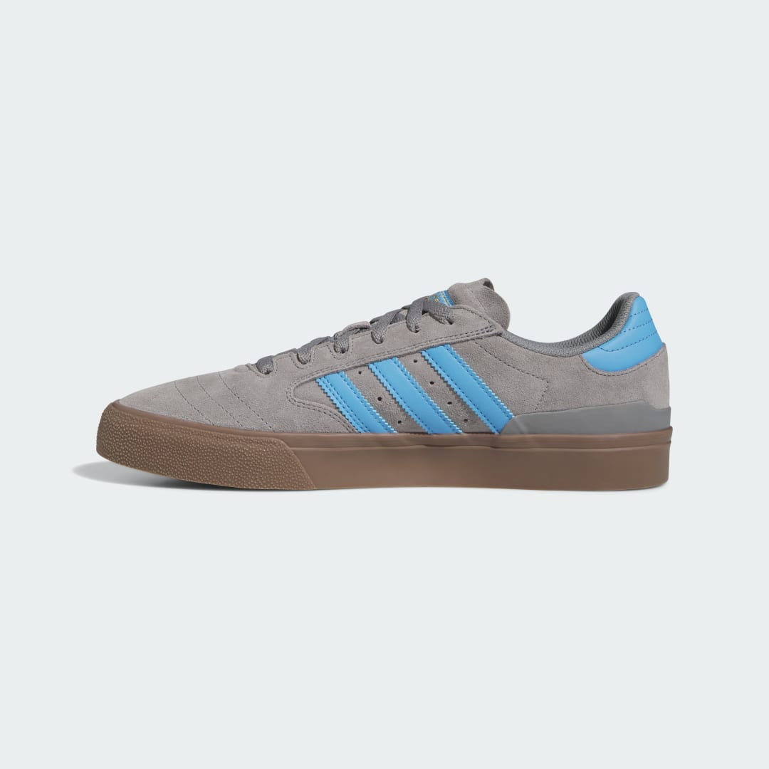 

adidas Tenis Busenitz Vulc II Unisex, Gris three/light azul/oro gris