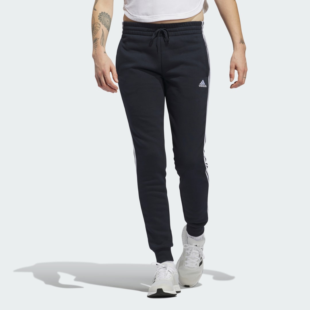 Image of Pantaloni Essentials Fleece 3-Stripes cod002
