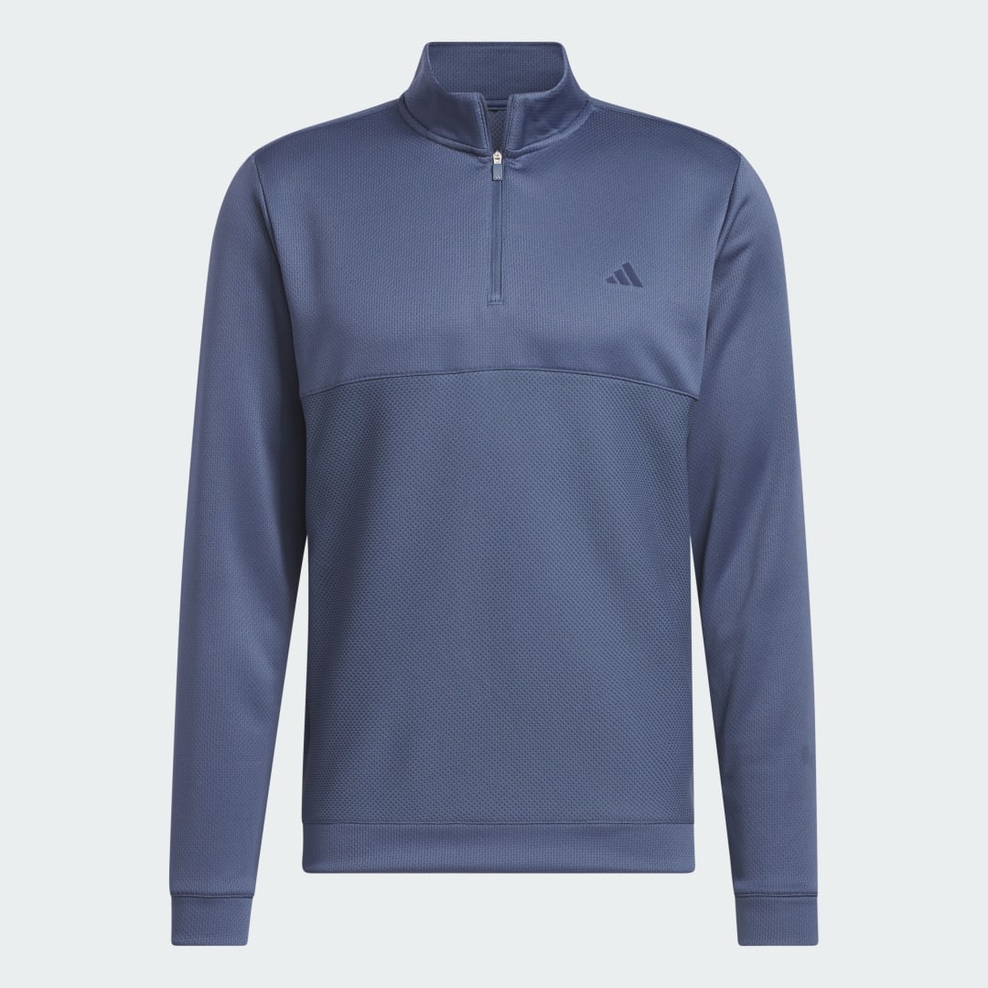 

adidas Sudadera Texturizada Ultimate365 Cierre Corto Hombre, Preloved ink
