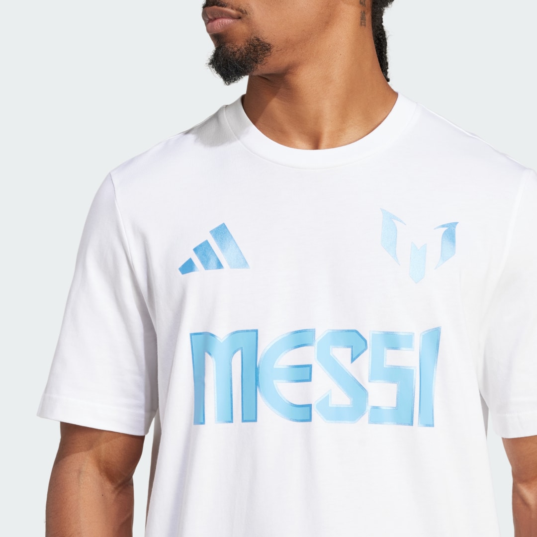 Adidas Messi Name and Number Graphic T-shirt