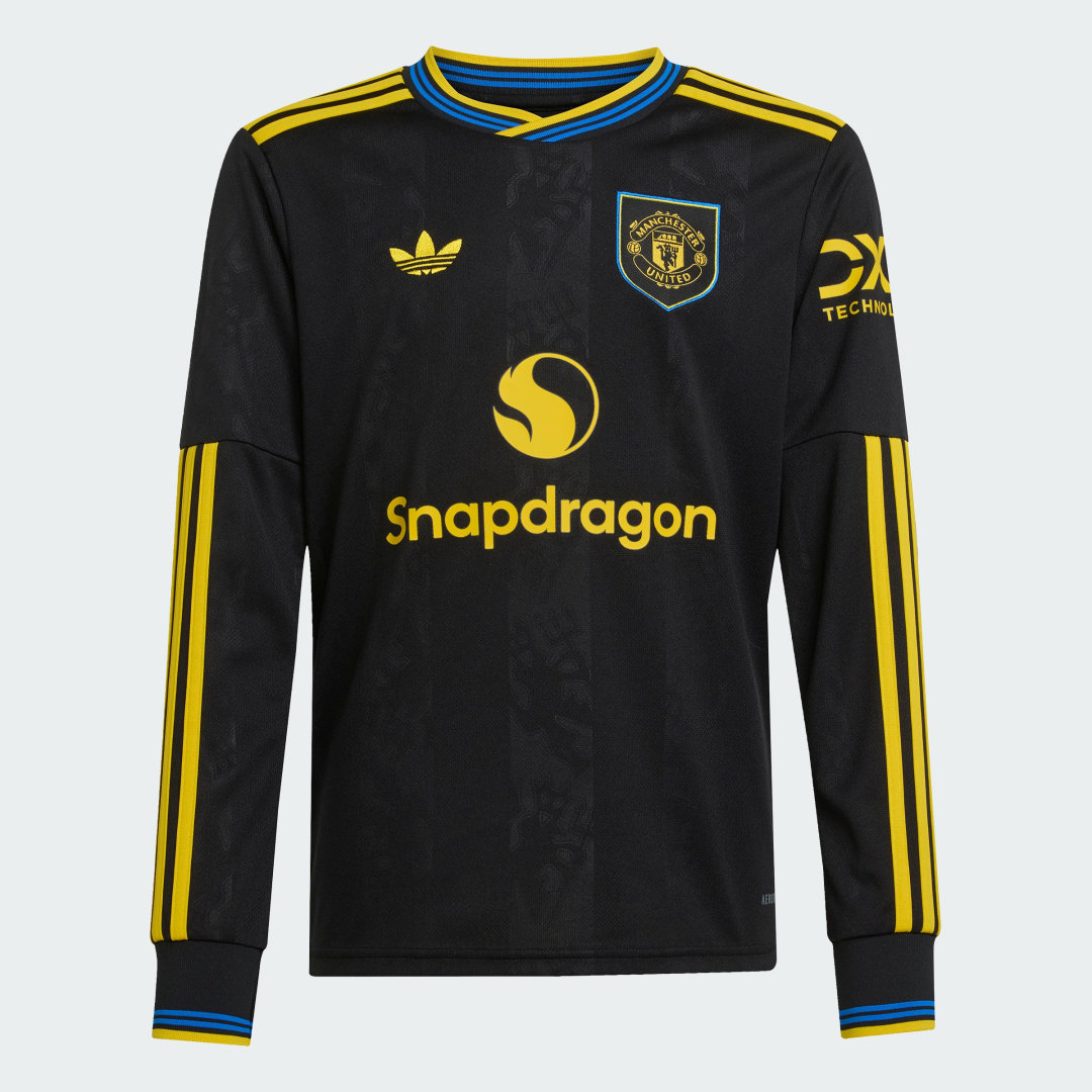 Adidas chester United 25 26 Derde Shirt met Lange Mouwen Kids