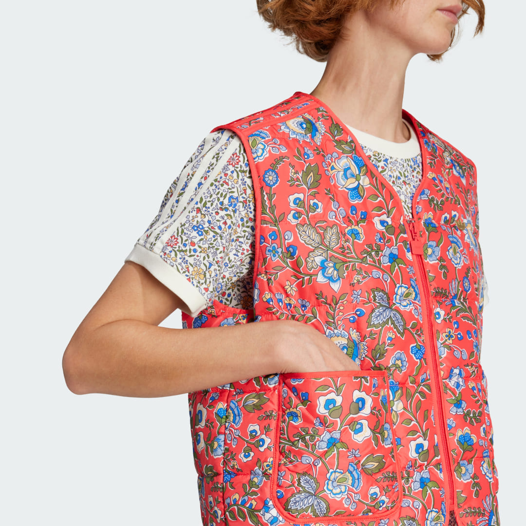 Adidas Originals x Liberty London Gewatteerde Bodywarmer