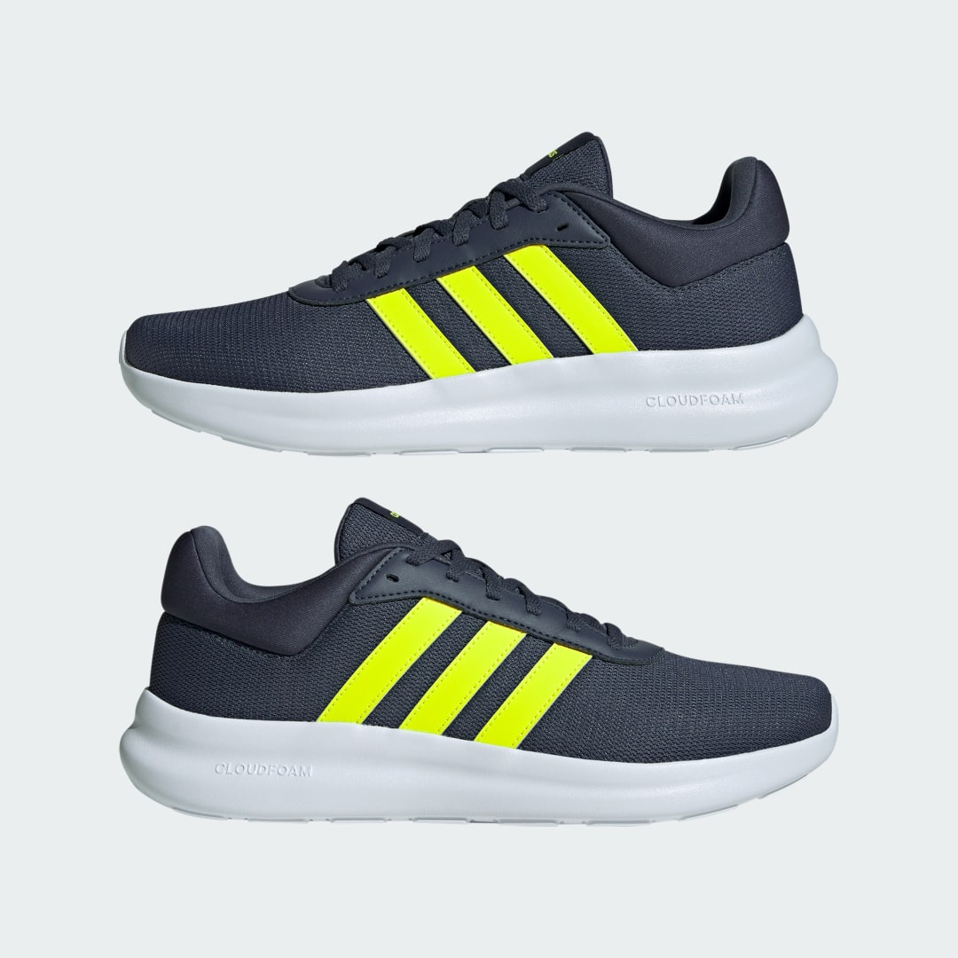 

adidas Tenis Lite Racer 4.0 Hombre, Shadow azul/lucid lemon/lucid lemon
