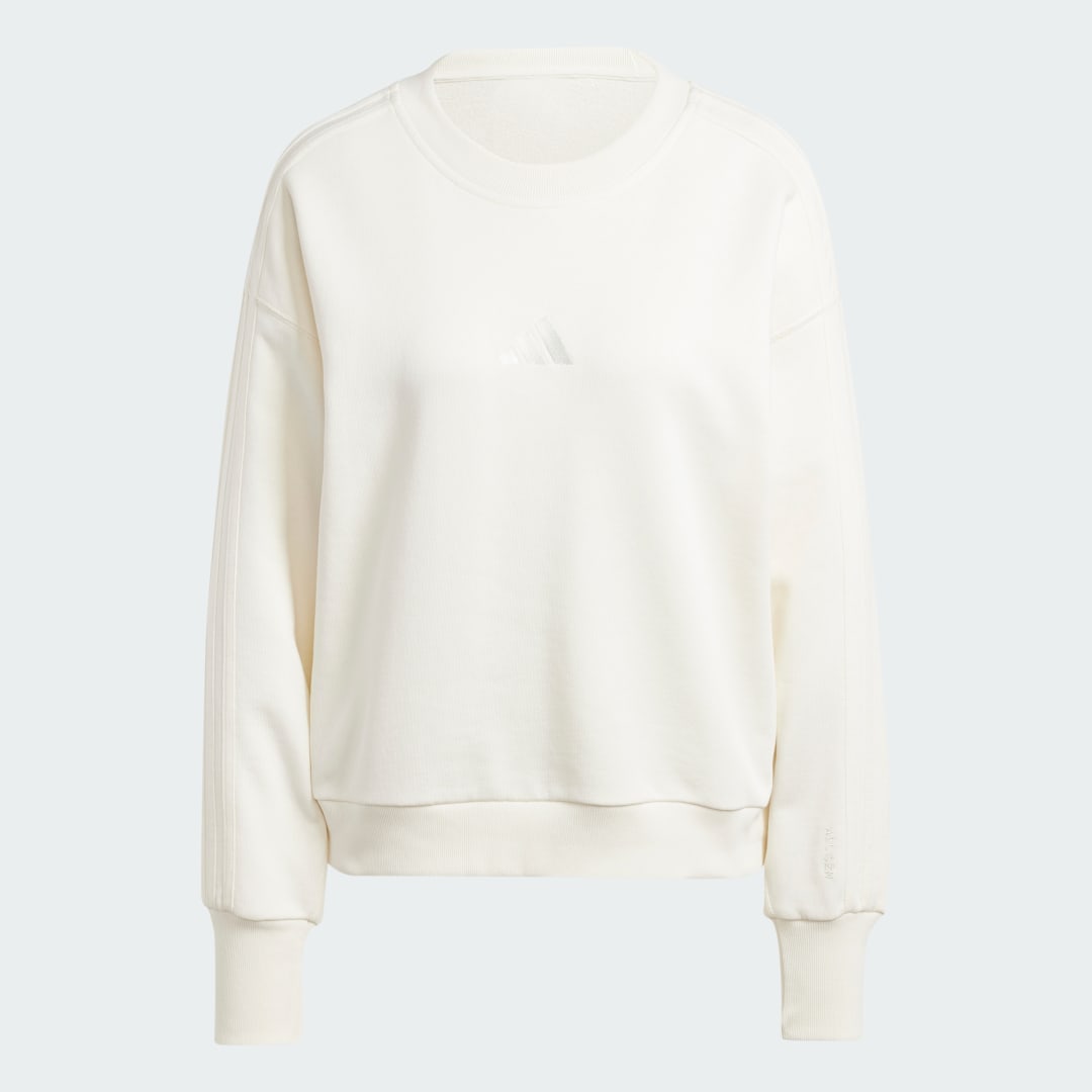 Adidas ALL SZN French Terry 3-Stripes Loose Sweatshirt